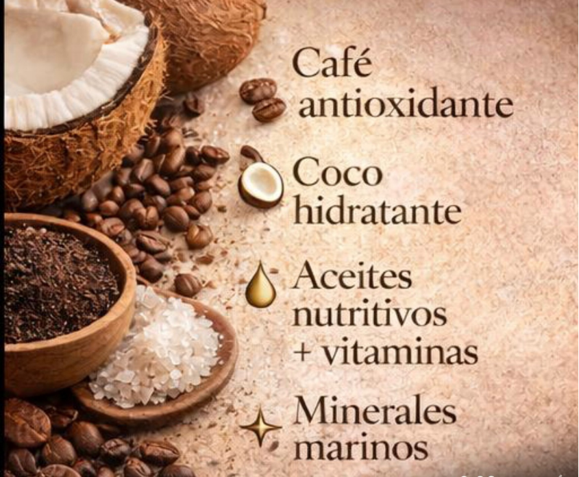 Exfoliante  De Café Y Coco  Bora Bora
